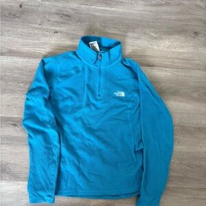 The North Face Turquoise Fleece Pullover